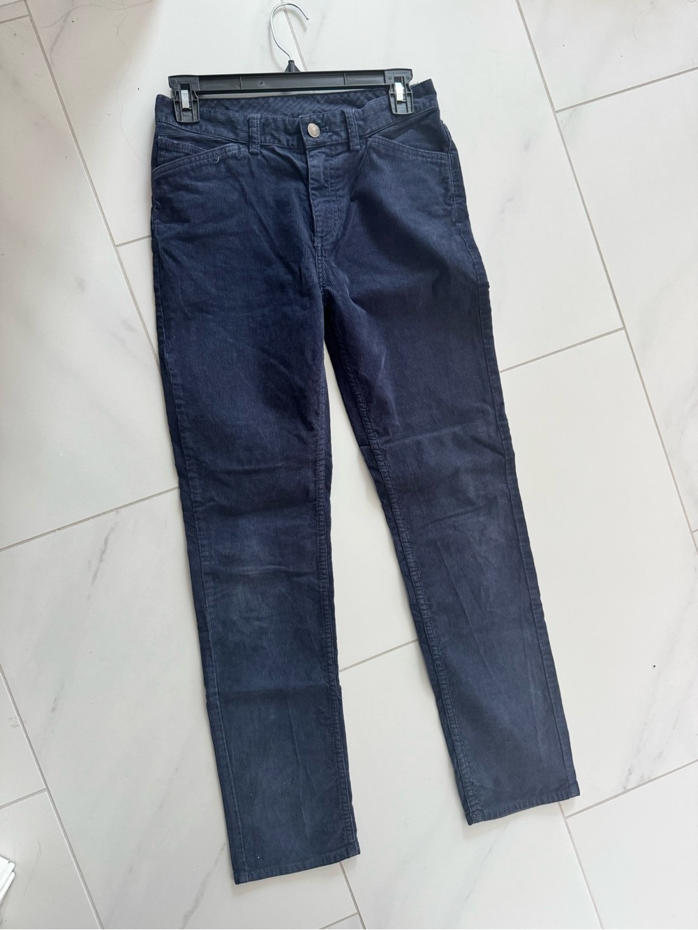 Boys Navy Corduroy Pants